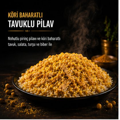KÖRİ BAHARATLI TAVUKLU PİLAV